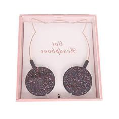 Imagem de FONE DE OUVIDO ARCO DE GATINHO C/MIC C/FIO YLFS-22 PRETO