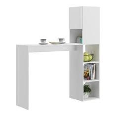 Imagem de Armário de Cozinha com 1 Porta e Mesa/bancada Mp6004 Multimóveis Branco