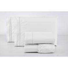 Imagem de Jogo de Lençol King 400 Fios em Ponto Palito 3 Peças