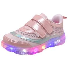Imagem de Tenis Infantil Menina Luz Led Conforto Liz Luz Pampili