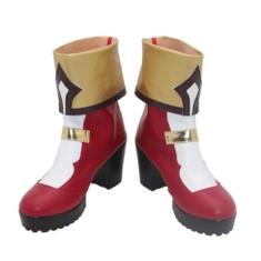 Imagem de COSGOGO Charlotte Cosplay Tênis para Game Genshin Impact Salto Alto Cos Halloween Feminino Masculino Personalizado Anime, Tamanho feminino, 34