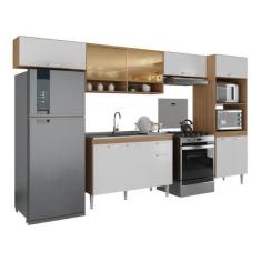 Imagem de Armário de Cozinha Completa com Gabinete Pia e Torre Quente Paris Mult