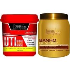 Imagem de Forever Liss Máscara Uti 950G + Banho De Verniz 1Kg