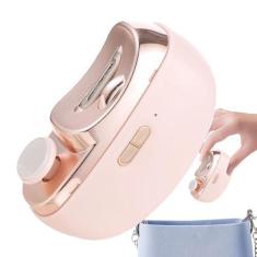 Imagem de Cortador de unhas elétrico, cortador de unhas automático, Cortador de unhas com luz LED, Cortador de unhas recarregável USB e arquivo 2 em 1, cortador de unhas elétrico, aparador de unhas de baixo ruí