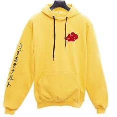 Moletom Blusa de Frio Nuvem Akatsuki Anime Geek Moleton Casaco