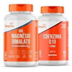 Imagem de KIT COENZIMA Q10 + BIO MAGNéSIO DIMALATO, BIOGENS 