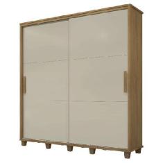 Imagem de Guarda-Roupa Monte Carlo 2 Portas Cinamomo/Off White  Rv Móveis
