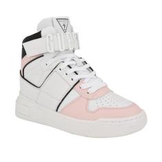 Imagem de Guess Tênis feminino Corten, Branco/Rosa Multi 140, 38