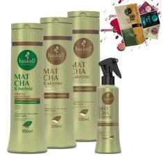 Imagem de Kit Haskell Matcha Alecrim Sh Cond Fluido + Sh Hortelã 300ml