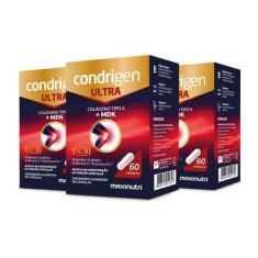 Imagem de Kit 3 Condrigen Ultra Colágeno Tipo 2 MDK 60 Caps Maxinutri