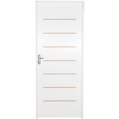 Imagem de Kit Porta De Madeira Cristal Hdf Primer 2,10X0,82 Direita