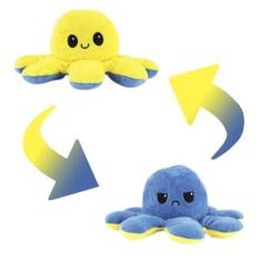 Imagem de Polvo Reversível Humor Tiktok Pelúcia Dupla Face E Emoções - Bbr Toys