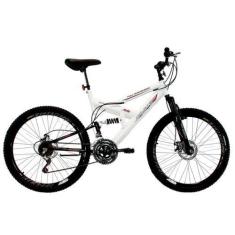 Imagem de Bicicleta Aro 26 Mtb 18V Full Suspention Duplo Freio A Disco Max 260 B