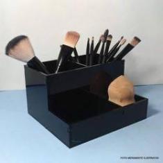 Imagem de 3 und Organizador de Pincéis com porta exponjinha de maquiagem 