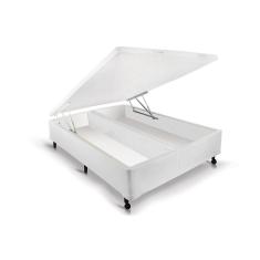 Imagem de Cama Box Baú King Courano White New (193X203x30) - Castor