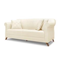 Imagem de Sofá 3 Lugares Abruzzo Linho Pérola 220 cm