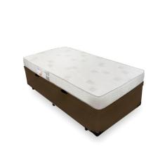 Imagem de Cama Box Com Ba  Solteiro + Colch o De Espuma D23 - Ortobom -