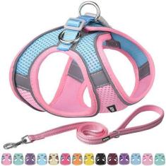 Imagem de Conjunto De Arnês E Coleira Para Cães Aiitle Easy Walk Para Cães Peque