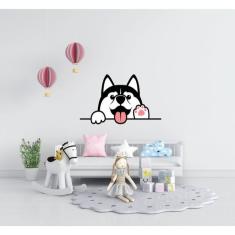 Imagem de Adesivo De Parede Cachorro Pet tamanho 50x30cm