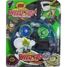 Imagem de Brinquedo Kit Com 2 Beyblade Metal + Lançador + Arena - Toys