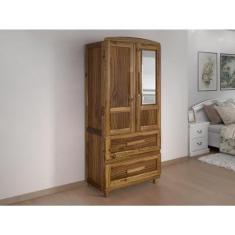 Imagem de Guarda-roupa Solteiro 2 Portas 2 Gavetas Santana Ypê
