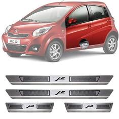 Imagem de Soleira De Aço Inox Escovado Jac J2 4 Portas 2011 12 13