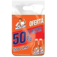 Imagem de Refil Limpador Uso Geral Mr Músculo Tira-Limo 500ml - 2 Unidades