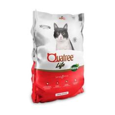 Imagem de Ração Quatree Life Para Gatos Adultos Sabor Salmão E Arroz  - 1Kg