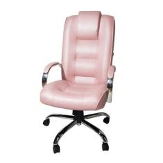 Imagem de Cadeira Giratória Escritório Classic Presidente Rosê Gold Relax Base C