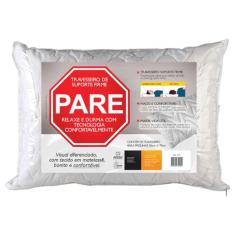 Imagem de Travesseiro de Suporte Firme Fibrasca Pare 50 x 70 cm - Bran