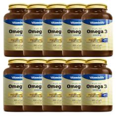 Imagem de Kit 10 Omega 3 1000mg - 120 Cápsulas - VitaminLife