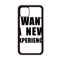 Imagem de Capa I Want A New Experience para iPhone 12 Pro Max para Apple Mini Mobile Case Shell