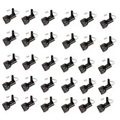 Imagem de Kit 30 Spot Trilho Perfilado Eletro Calha Par20 Bulbo Ol1