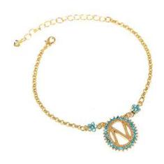 Imagem de Pulseira Lembrancinha Madrinha Casamento Folheado Ouro 18k