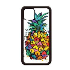 Imagem de Capa de cor forte com abacaxi tropical frutas para iPhone 12 Pro Max para Apple Mini Mobile Case Shell