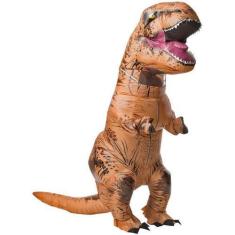 Imagem de Fantasia Dinossauro Inflável Adulto Halloween Carnaval T-Rex - Mhr