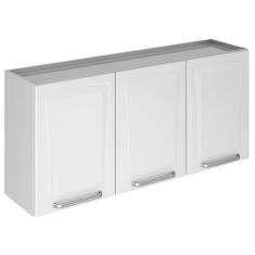 Imagem de Armário Aéreo IP3 120 Tarsila 3 Portas Itatiaia - Branco Neve
