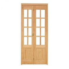 Imagem de Kit Porta de Madeira Camarão Esquerda 213cmx94,5cmx12cm PE71 Esel Marroml