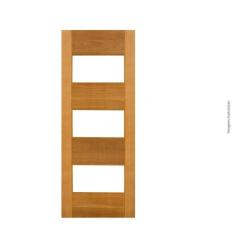 Imagem de Folha de Porta 210x122 cm Tauari Milão sem Vidro Mapaf Marrom