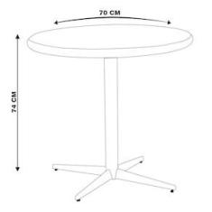 Imagem de Mesa Sala de Jantar Cozinha Shery Redonda 70cm Driftwood - Gran Belo