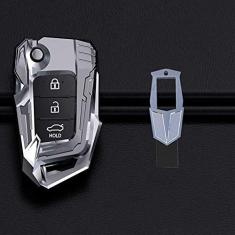 Imagem de TPHJRM Carcaça da chave do carro em liga de zinco, capa da chave, adequada para Hyundai Tucson Sonata Ix35 25 I20 Creta Santa Fe GLS SPORT Elantra Reina