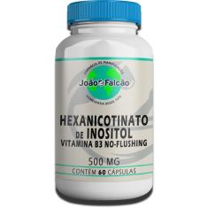 Imagem de Hexanicotinato de Inositol - Vitamina B3 no-Flushing - 500Mg 60 Cápsulas