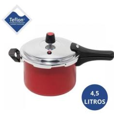 Imagem de Panela De Pressao Fechamento Externo Antiaderente 4,5 Litros - Marcola