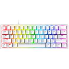 Imagem de Teclado gamer Razer Huntsman Mini, mercury white