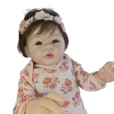 Imagem de Bebê Reborn Menina Realista Artesanal - Silicone Soft Corpo Inteiro