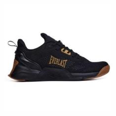 Imagem de Tênis Everlast Climber Pro Unissex Preto Dourado Cross-Unissex