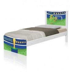 Imagem de Cama Solteiro Barcelona Copa do Mundo Brasil