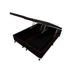 Imagem de Cama Box Baú Castor King Corano Preto 193x203x35cm