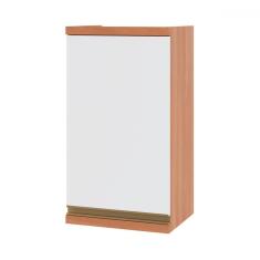 Imagem de Armário Aéreo Cozinha Macadamia 1 Porta Freijó/Branco - Telasul