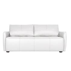 Imagem de Sofá Decorativo Sala de Estar Lily 2 Lugares 180cm Couro Branco - Gran Belo